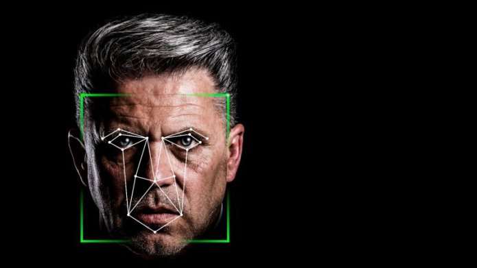 Facial recognition technology analyses the structure of faces to allow identification of individuals.