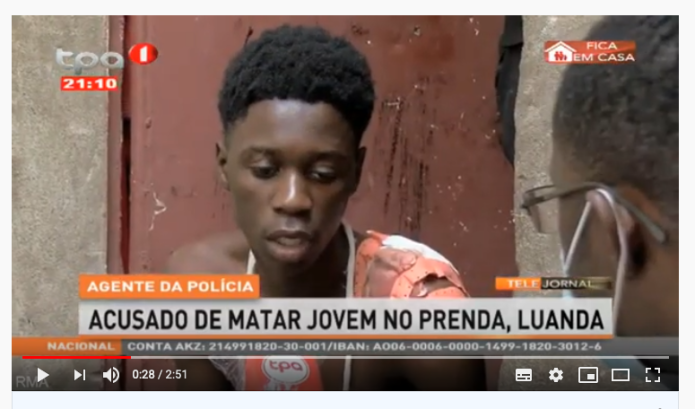 Angolan police kills 23-year-old for breaking confinement rules, local media reports · Global Voices