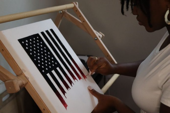 A conversation with Trinidadian Nneka Jones, the artist who created compelling American flag image for TIME magazine: Part II · Global Voices