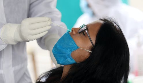 No, you cannot pierce your brain with a swab test