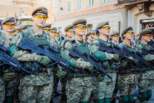 Ukraine war: attitudes to women in the military are changing as thousands serve on front lines