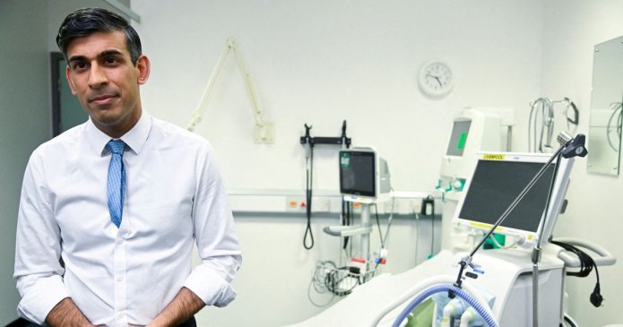 Huge Blow For Rishi Sunak As NHS Waiting Lists Hit Another Record High