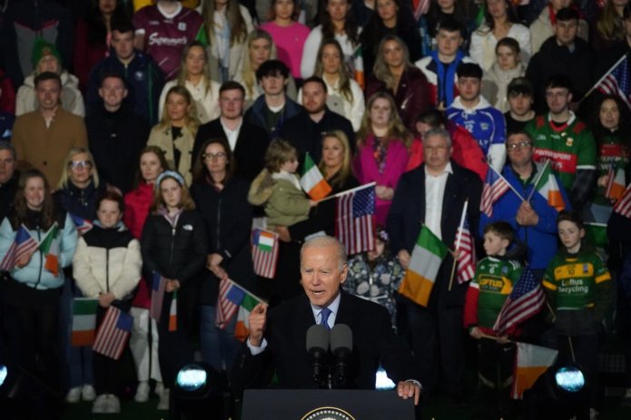 Joe Biden declares US and Ireland ‘united by history’ as he ends island tour