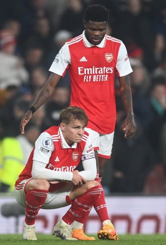 Martin Odegaard and Thomas Partey find even a comeback draw hard to stomach