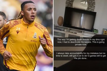 Football star receives death threats on social media as sick fans send abuse