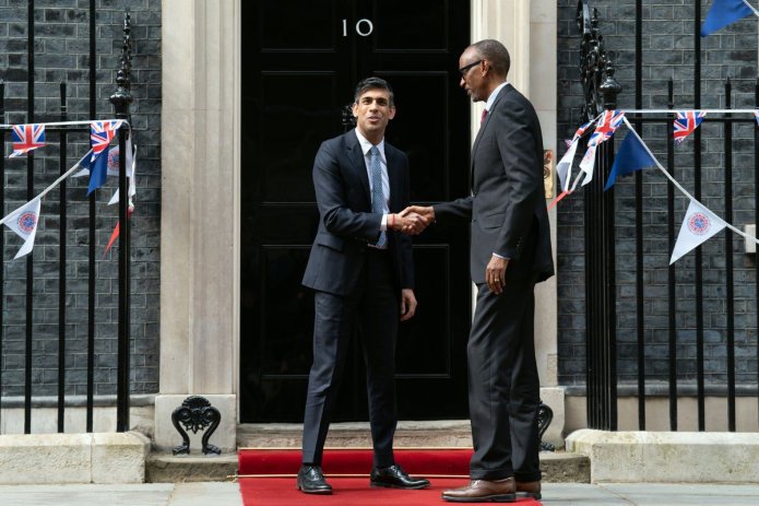 Sunak says UK and Rwanda ‘leading the way’ on global migration challenge