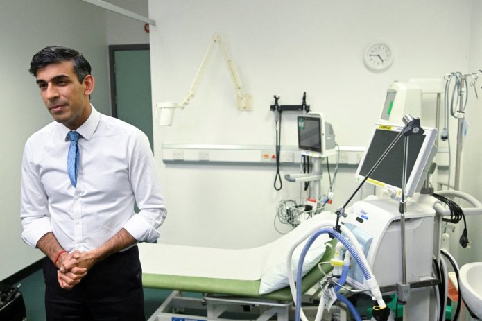 Sunak says ‘it will take time’ to reduce NHS waitlist as he hails workforce plan