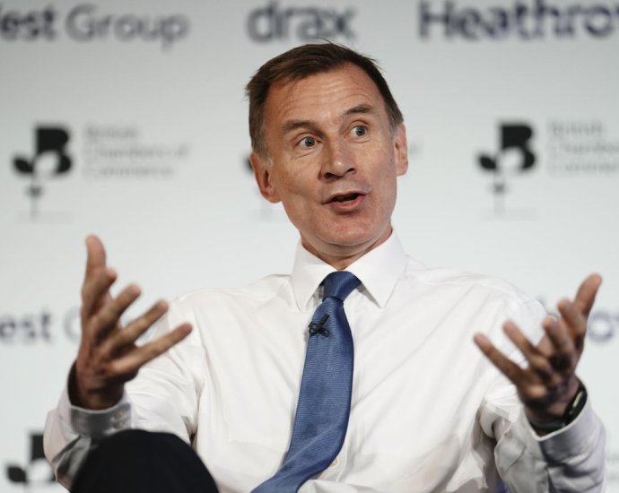 Jeremy Hunt says he was ‘blessed’ with early cancer diagnosis
