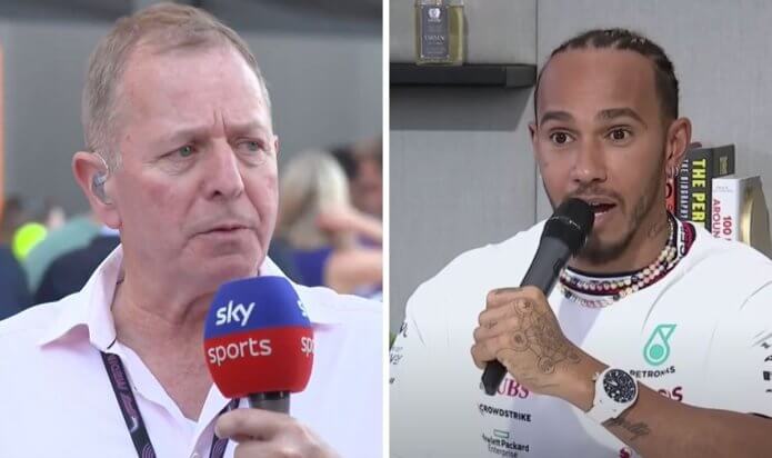 Lewis Hamilton gets backing from Martin Brundle after airing controversial view
