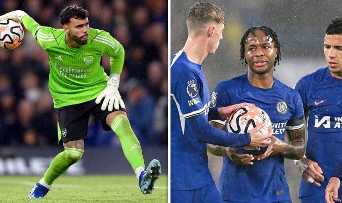 Arsenal rescue dramatic draw at Chelsea after keeper errors and team-mate row | Football | Sport