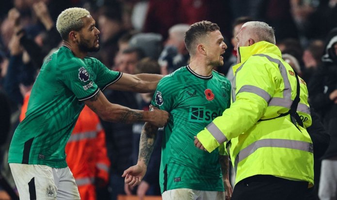 Kieran Trippier in furious altercation with Newcastle fan after Bournemouth loss