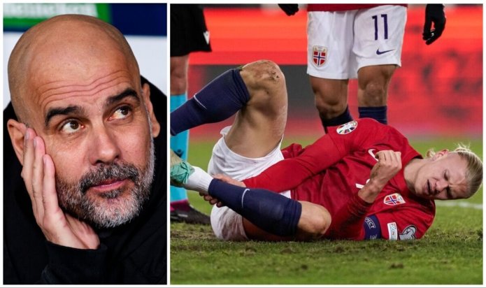 Erling Haaland suffers injury scare as Man City face wait over 'vulnerable' star
