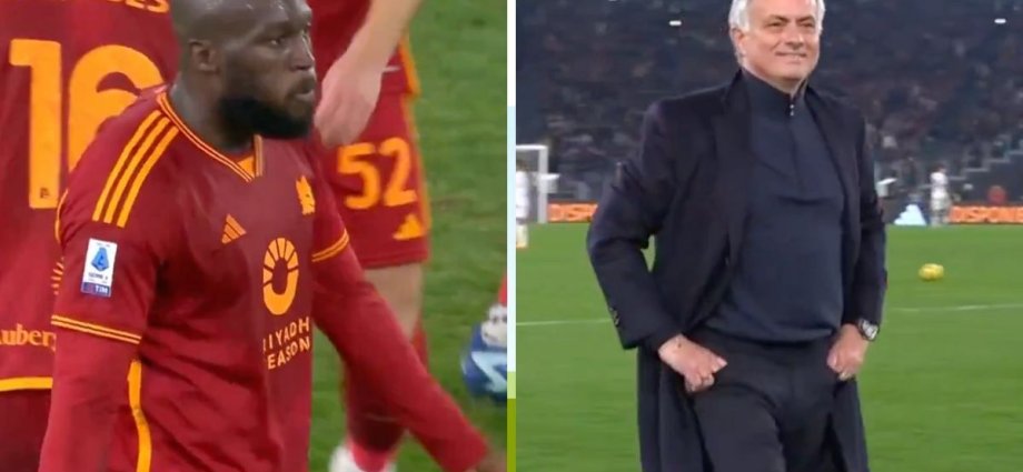Romelu Lukaku sent off for snapping rival as Jose Mourinho exposed in Roma chaos
