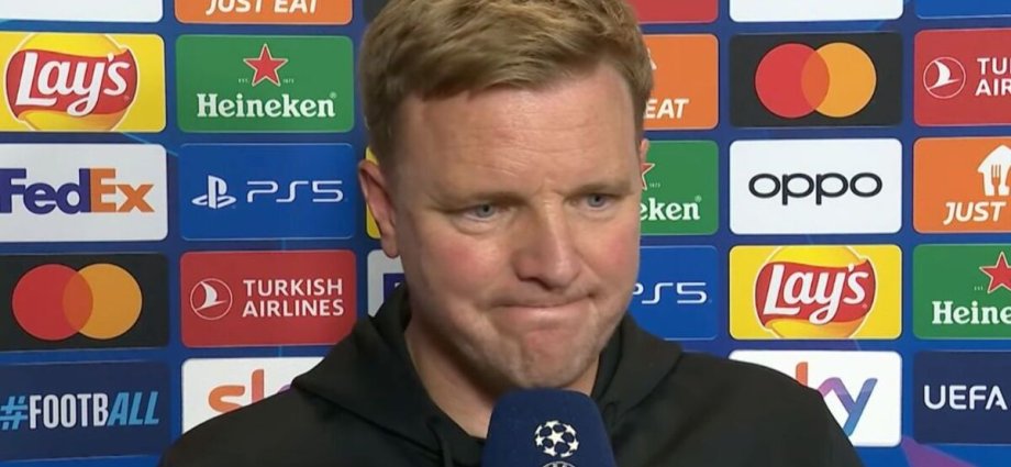 Eddie Howe shuts down 'foolish' excuse after Newcastle exit Champions League