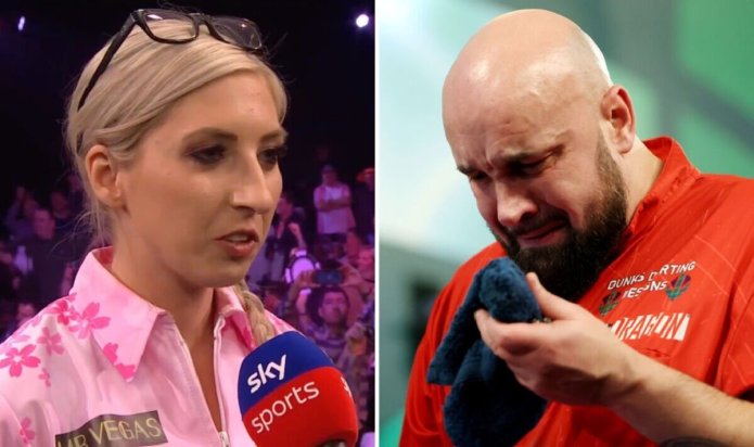 Darts LIVE with Fallon Sherrock knocked out as rival in tears at Ally Pally
