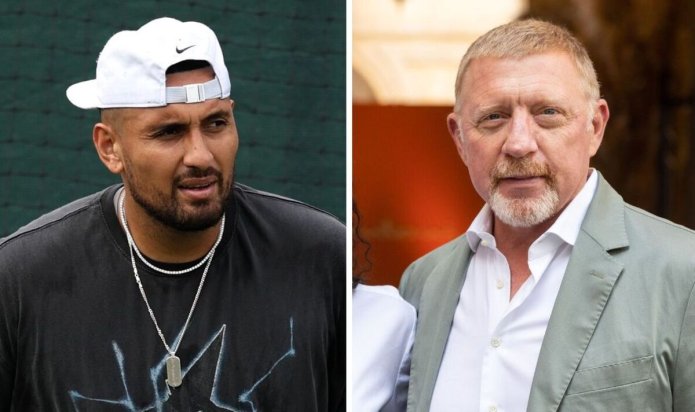 Boris Becker blows away Nick Kyrgios as tennis fans weigh in on feud