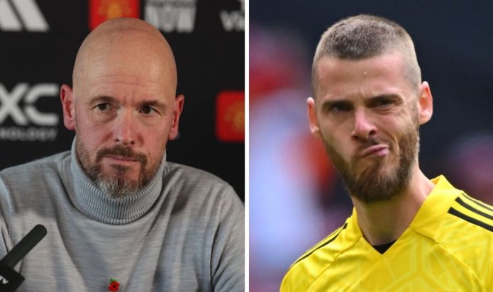 Man Utd boss Erik ten Hag is at it again as two stars get David de Gea treatment