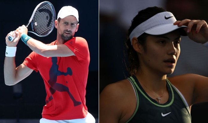 Australian Open draw as Djokovic awaits Andy Murray and Raducanu return decided