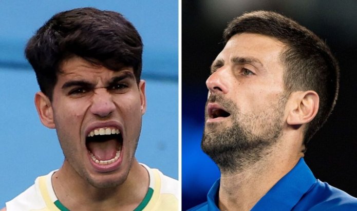 Carlos Alcaraz spying on Novak Djokovic as 'shameful' Aus Open row gets ugly