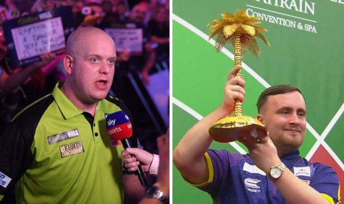 Luke Littler sent five-word warning by Michael van Gerwen after Bahrain victory