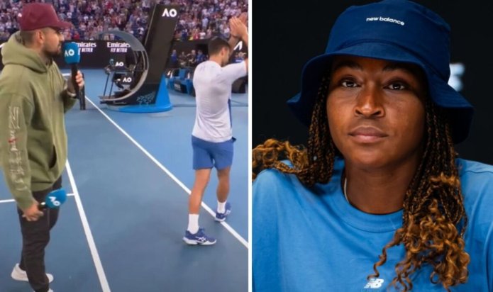 Nick Kyrgios red-faced over Novak Djokovic error as Gauff calls for merger