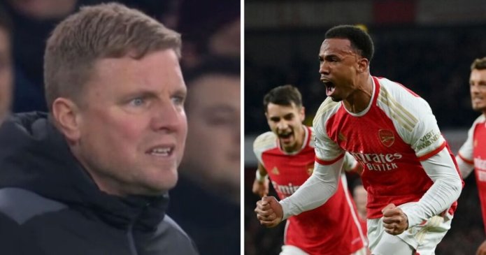 Mikel Arteta masterstroke leaves Howe raging as Arsenal run riot vs Newcastle