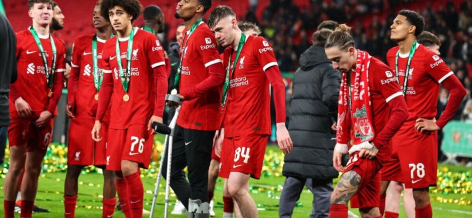 Liverpool dealt another injury blow as duo leave Carabao Cup final on crutches