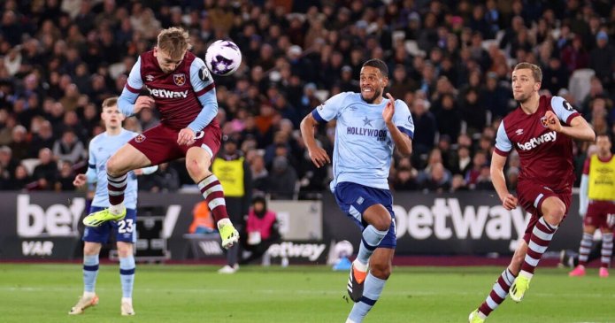 Jarrod Bowen hat-trick fires West Ham to resounding Brentford win