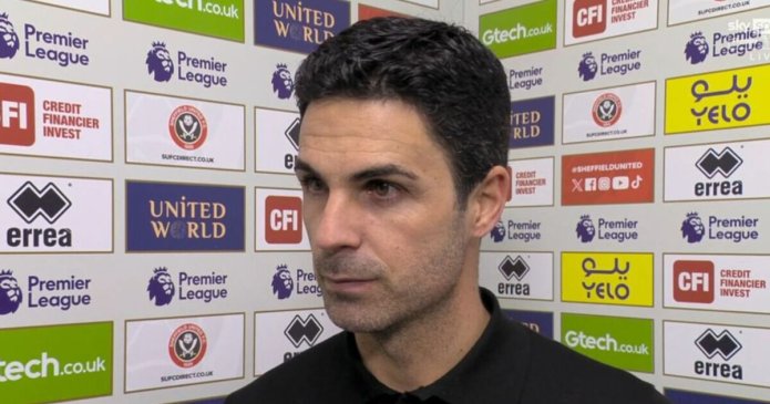 Mikel Arteta explains Bukayo Saka sub at half-time as Arsenal thrash Sheff Utd