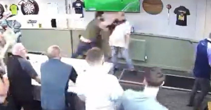 PDC darts star punches opponent in feisty encounter after losing match