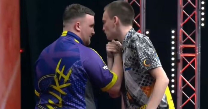 Luke Littler receives apology from furious darts star that squared up to him