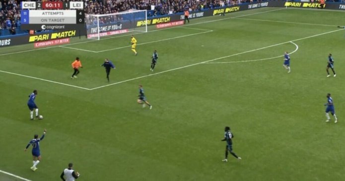 Chelsea concede equaliser as pitch invader storms Stamford Bridge in FA Cup tie