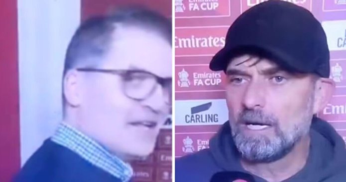 Reporter that Jurgen Klopp mocked speaks out after Liverpool boss 'snapped'