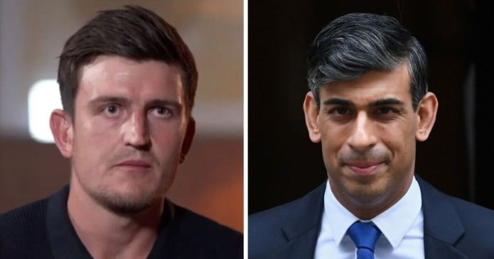 Harry Maguire trolls Tories after they used picture of him in cringe post