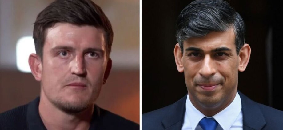 Harry Maguire trolls Tories after they used picture of him in cringe post