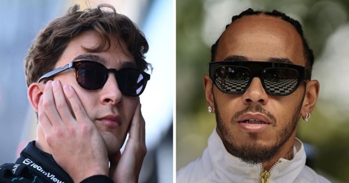Lewis Hamilton suffers nightmare as George Russell fumes at Mercedes team-mate