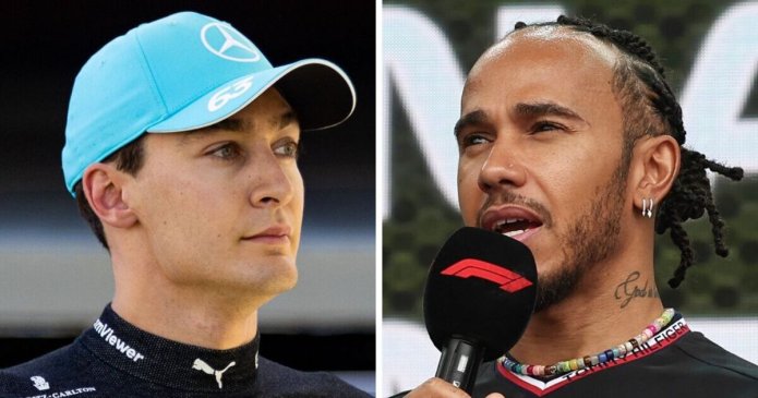 George Russell receives public apology as Lewis Hamilton given Ferrari warning