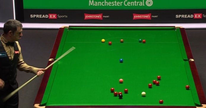 Ronnie O'Sullivan vs Gary Wilson snooker table malfunctions at Tour Championship