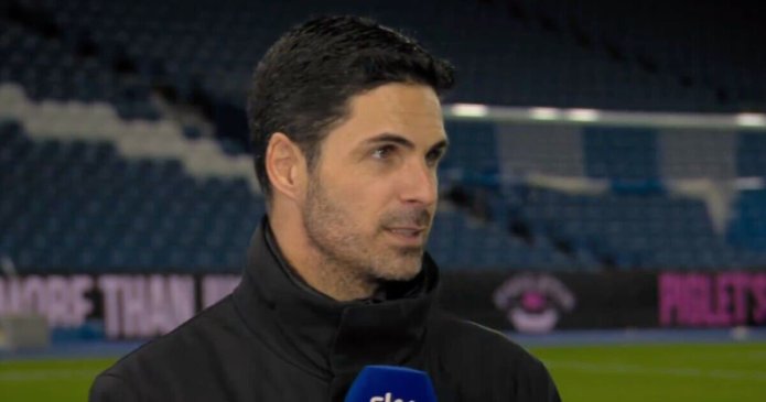 Arteta agrees with Murray about 'tremendous' Arsenal star after Brighton win