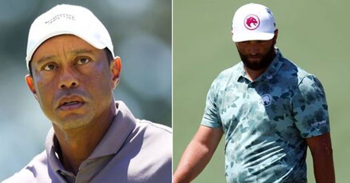 Masters 2024 cut - Tiger Woods sets record as Jon Rahm narrowly survives