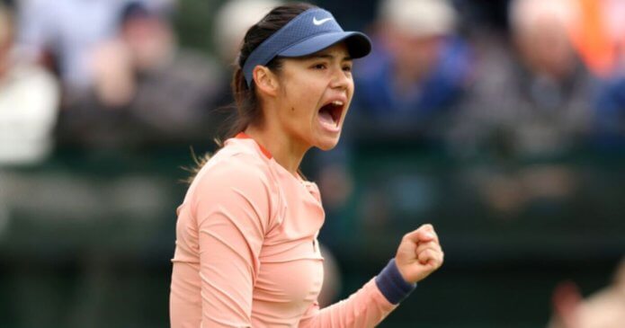 Emma Raducanu blasts Nottingham Open umpire after winning match that was '2v1'