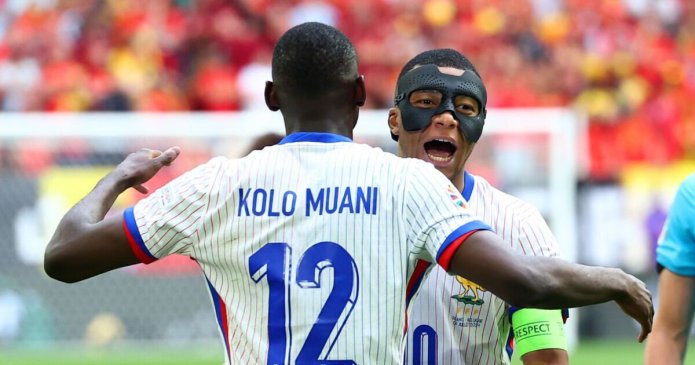 France fortune downs Belgium as Mbappe and co scrape into Euro 2024 quarters