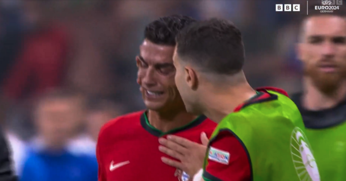 Ronaldo in floods of tears after Portugal pen miss as Slovenia fans mock star