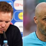 Germany boss Julian Nagelsmann holds back tears and stings Anthony Taylor
