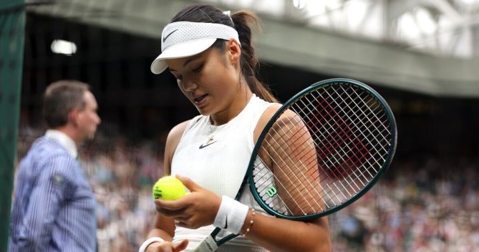 Emma Raducanu dreams crushed as world No.123 beats Brit at Wimbledon