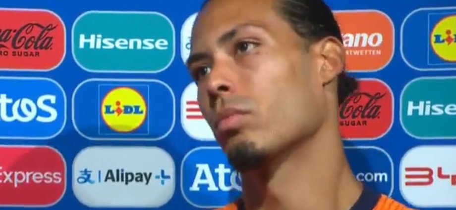 Van Dijk rips into England referee after digging out full-time actions