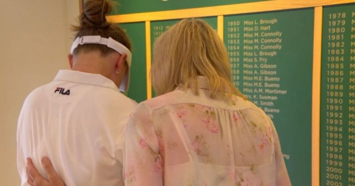 Krejcikova breaks down in tears as BBC capture 'overwhelming' Wimbledon moment