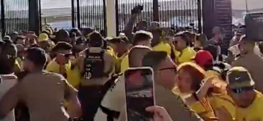 Copa America final marred by ugly scenes as ticketless fans storm gates in Miami