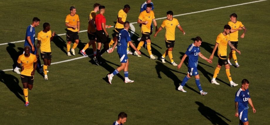 Wolves friendly ends in chaos after racism row as Podence sent off for punch