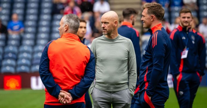 Rangers vs Man Utd kick-off delayed as Ten Hag dealt unwelcome pre-season blow